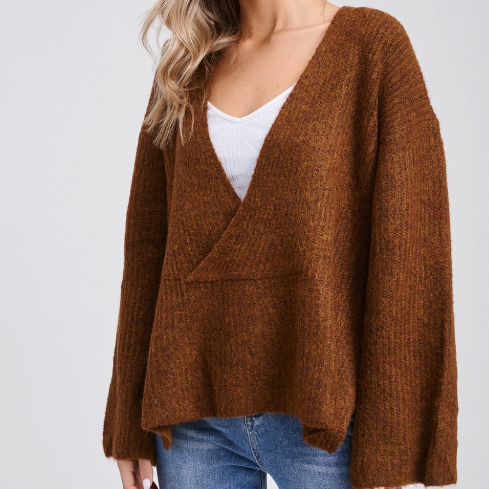 Issa Deep V Sweater - Picture 2 of 6